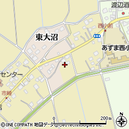 茨城県稲敷市市崎1869-3周辺の地図