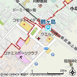 武蔵野銀行鶴ヶ島支店周辺の地図