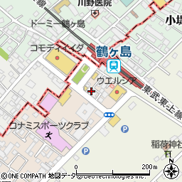 真骨頂 ふってん 鶴ヶ島駅前店周辺の地図