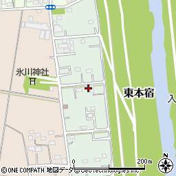 埼玉県川越市東本宿110周辺の地図