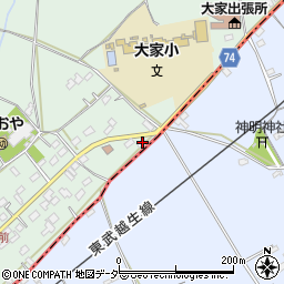 埼玉県坂戸市森戸487周辺の地図