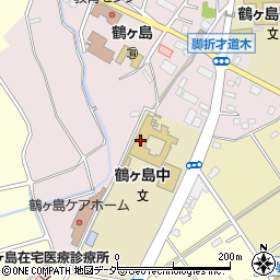 鶴ヶ島市立鶴ヶ島中学校周辺の地図