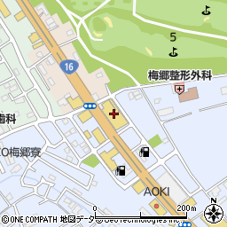 千葉トヨペット　野田店周辺の地図