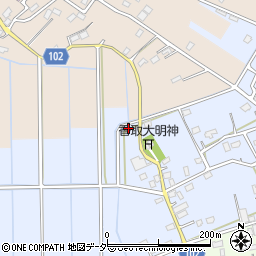 埼玉県越谷市大松163-1周辺の地図