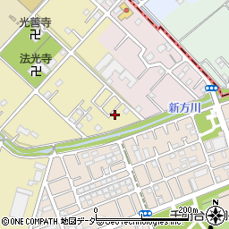 埼玉県越谷市三野宮1358周辺の地図