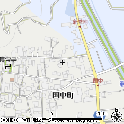 福井県越前市仲山周辺の地図