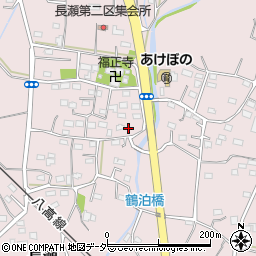 埼玉県入間郡毛呂山町長瀬421周辺の地図