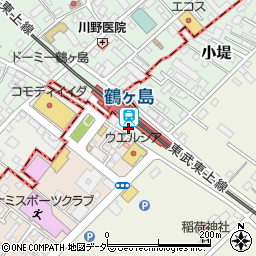 ＴＥＲＩＯＳ　ＴＩＭＥ２１鶴ヶ島駅前駐車場周辺の地図