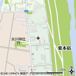 埼玉県川越市東本宿118周辺の地図