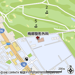 梅郷整形外科クリニック周辺の地図