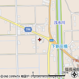福井県鯖江市下新庄町128周辺の地図