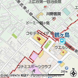 マクドナルド鶴ヶ島コモディイイダ店周辺の地図