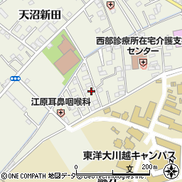 埼玉県川越市天沼新田267-2周辺の地図