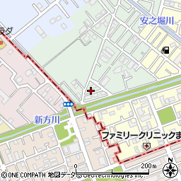 埼玉県春日部市大畑822周辺の地図
