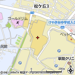 ジョイフル本田守谷店周辺の地図