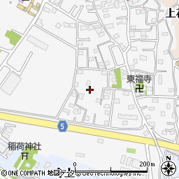 千葉県野田市上花輪周辺の地図