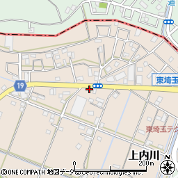 山香煎餅　吉川・松伏・本店周辺の地図