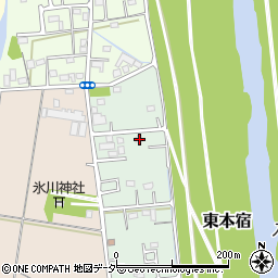 埼玉県川越市東本宿126周辺の地図