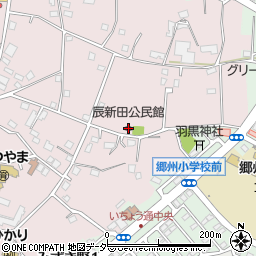 辰新田公民館周辺の地図