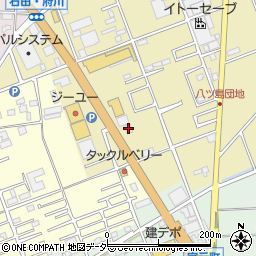 ＡＵショップ川越北店周辺の地図