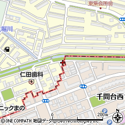 永井理容室周辺の地図