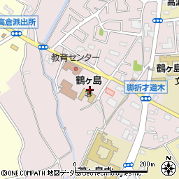 鶴ヶ島市役所　発育支援センター周辺の地図