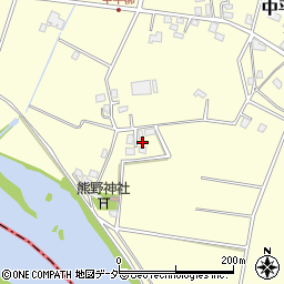 茨城県つくばみらい市中平柳258周辺の地図