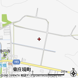 福井県越前市東庄境町周辺の地図