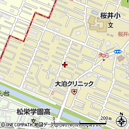 埼玉県越谷市大泊1049-4周辺の地図