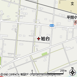 埼玉県入間郡毛呂山町旭台周辺の地図