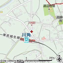 川角駅入口周辺の地図