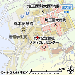 埼玉医科大学医学部　庶務課周辺の地図