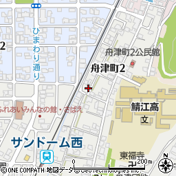 舟津第3公園周辺の地図