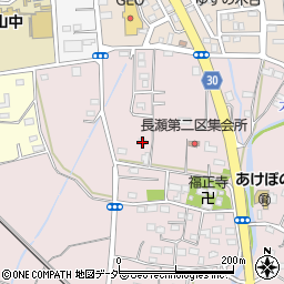 埼玉県入間郡毛呂山町長瀬461周辺の地図