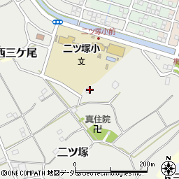 野田市役所　二ツ塚学童保育所周辺の地図