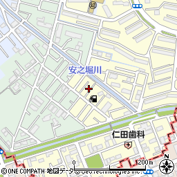 埼玉県春日部市大枝78周辺の地図
