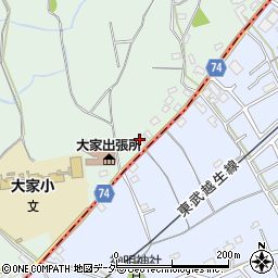 埼玉県坂戸市森戸86周辺の地図