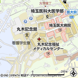埼玉医科大学短期大学周辺の地図