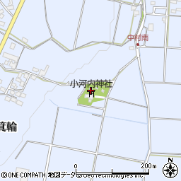 小河内神社周辺の地図
