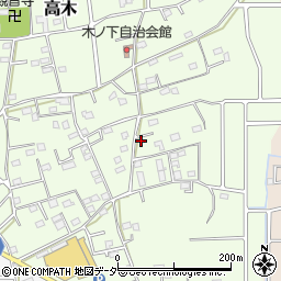 埼玉県さいたま市西区高木1351-4周辺の地図
