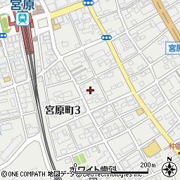 スペースＥＣＯ宮原駅前駐車場周辺の地図