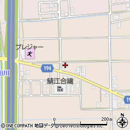 福井県鯖江市下新庄町122周辺の地図