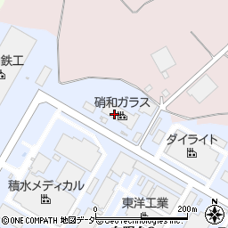 硝和ガラス株式会社　竜ケ崎工場周辺の地図