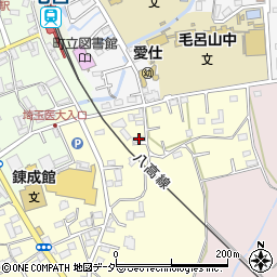 埼玉県入間郡毛呂山町小田谷764-2周辺の地図