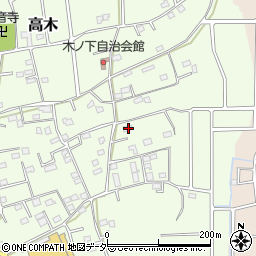 埼玉県さいたま市西区高木1351周辺の地図