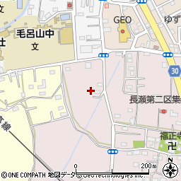 埼玉県入間郡毛呂山町長瀬45周辺の地図