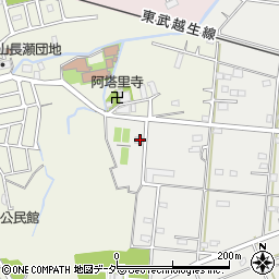埼玉県入間郡毛呂山町旭台68-2周辺の地図