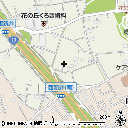 埼玉県さいたま市西区西新井34周辺の地図