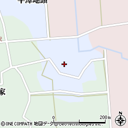 福井県大野市平澤地頭周辺の地図