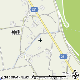 茨城県取手市神住617周辺の地図